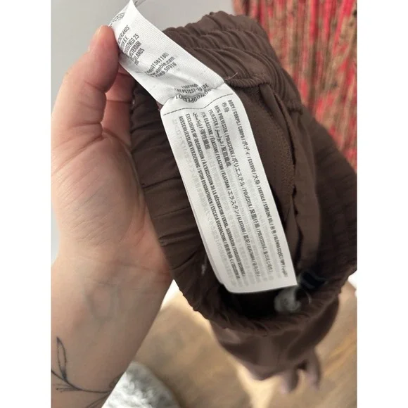 Abercrombie & Fitch Joggers Pants Women's Drawstring Brown Size XS Athleisure‎ - Picture 6 of 6